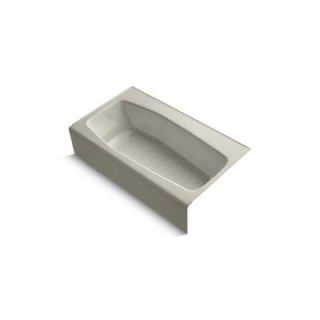 KOHLER Villager 5 ft. Right Drain Soaking Tub in Sandbar DISCONTINUED K 714 G9