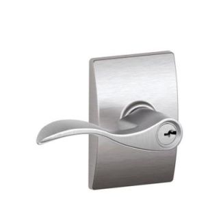 Schlage Century Collection Satin Chrome Accent Keyed Entry Lever F51A ACC 626 CEN