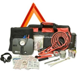 Lifeline 67 Piece DOT Emergency Road Safety and First Aid Kit 4297
