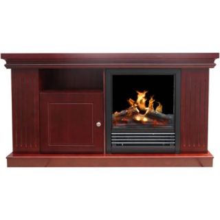 Decor Media Fireplace, Dark Walnut, 42" Mantle For TV's up to 50"