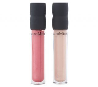 bareMinerals 100% Natural Lip Gloss Duo Glazed Donut & Fruit Cocktail   A199056 —