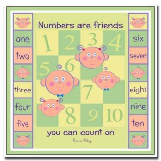 Trademark Fine Art 24 in. x 24 in. Numbers are Friends Canvas Art GR2033 C2424GG