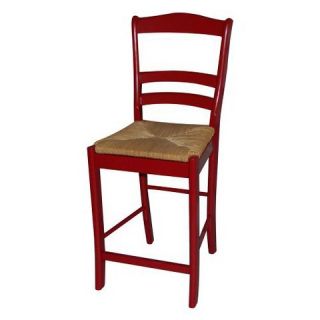 Paloma 24 Counter Stool Hardwood/Red   TMS