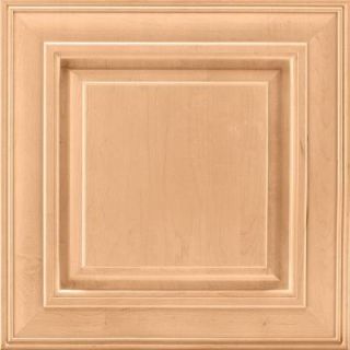 American Woodmark 14 9/16x14 1/2 in. Savannah Maple Cabinet Door Sample in Honey 99757