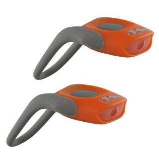 M Wave Cobra Bike Lights with White and Red LED in Orange 220584 O