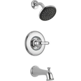 Delta Linden 1 Handle 1 Spray Tub and Shower Faucet Trim Kit in Chrome (Valve Not Included) T14494