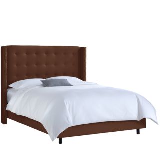 Skyline Furniture Queen Nail Button Tufted Wingback Bed