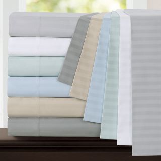 Echelon Home Egyptian Cotton Stripe 800 Thread Count Pillowcases (Set