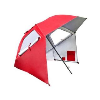 ShedRain ShedRays Jumbo 3 Person UPF 50+ Vented Sport Shell Umbrella, Red