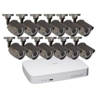 Q SEE Advanced Series 16 Channel 960H 1TB Surveillance System with (12) 700 TVL Cameras, 100 ft. Night Vision QC3016 12H4 1
