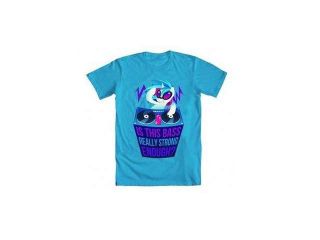 My Little Pony Is This Bass Really Strong Enough? Adult Turquoise Blue T Shirt
