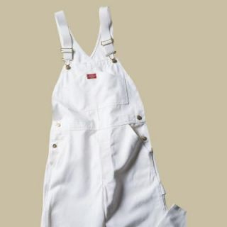 Dickies Relaxed Fit 38 32 White Painters Bib Overall 8953WH3832