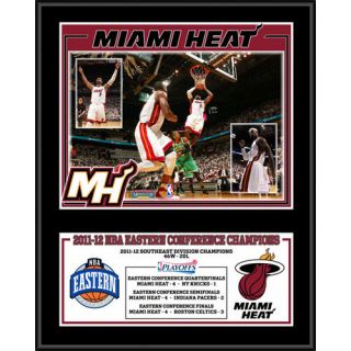 Mounted Memories Miami Heat 2012 Eastern Conference Champions Sublimated Plaque