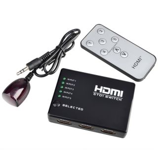 INSTEN High Performance/ Speedy HDMI Splitter for HDTV PS3 DVD with IR