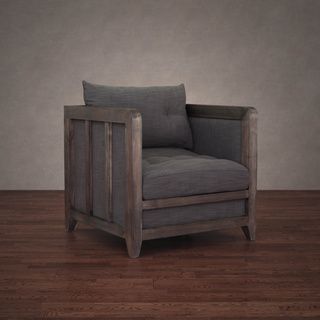 Creston Smoke Linen Arm Chair  ™ Shopping