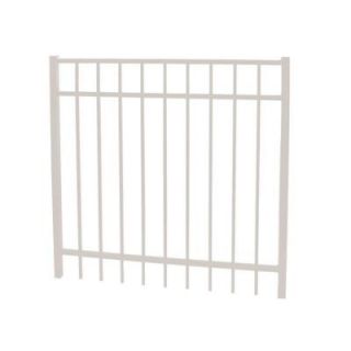 FORGERIGHT Vinnings 5 ft. W x 4 ft. H White Aluminum Fence Gate 861753