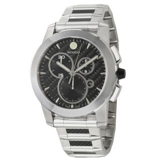 Movado Mens 0606083 Stainless Steel Vizio Chronograph Watch