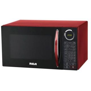 RCA 0.9 cu. ft. Countertop Microwave in Red DISCONTINUED RMW953 RED