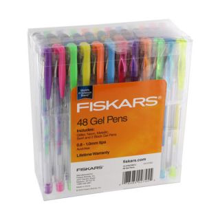 Fiskars Multicolor Acid free Scrapbooking/Craft Gel Pens (Set of 48