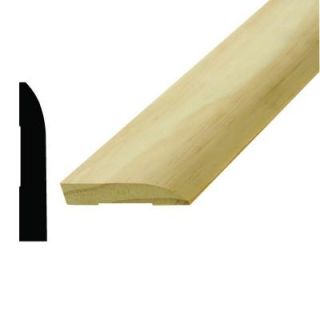 Alexandria Moulding WM 713 9/16 in. x 3 1/4 in. x 96 in. Pine Finger Jointed Base Moulding 0W713 30096C