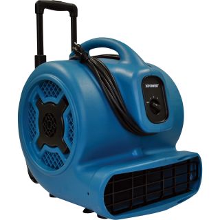 XPower Air Mover with Wheels — 1 HP, 3600 CFM, Model# X-830H  Air Movers   Carpet Blowers