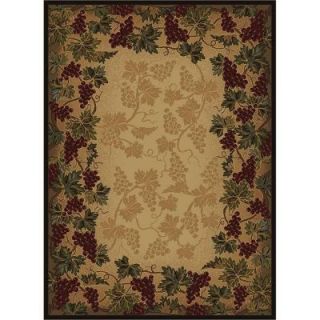 United Weavers Beaujolais Cream 5 ft. 3 in. x 7 ft. 2 in. Area Rug 540 03190 58
