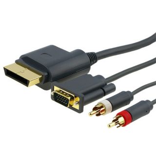 INSTEN VGA Cable/ 3.5mm stereo to RCA Cable for Microsoft Xbox 360