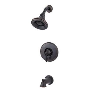 Pfister Portola Single Handle Tub and Shower Faucet Trim Kit in Tuscan Bronze (Valve Not Included) R89 8RPY