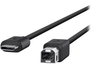 Belkin 2.0 USB C to USB B Printer Cable, Works with Google Chromebook Pixel 2, Apple New MacBook and Other USB Type C Compatible Devices (6 Foot)