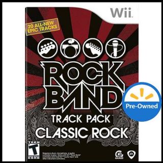Rock Band Track Pack Classic Rock (Wii)   Pre Owned