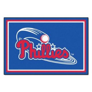 FANMATS Philadelphia Phillies 5 ft. x 8 ft. Area Rug 7076