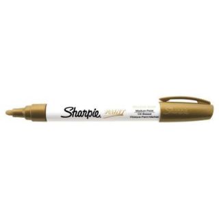 Sharpie Metallic Gold Medium Point Oil Based Paint Marker 35559