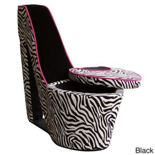 Zebra Print High Heel Chair   15725502   Shopping