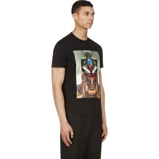 Givenchy Black Short Sleeve Photoprint T Shirt