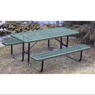 Supervisor Picnic Table in Green Finish (6 ft.)