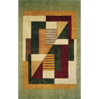 New Wave Green Area Rug