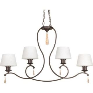 Progress Lighting Club Collection 4 Light Antique Bronze Chandelier P4552 20