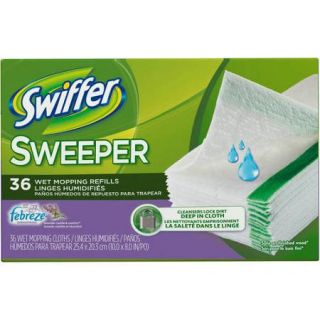 Swiffer Sweeper Wet Mopping Refills with Febreze Freshness, Lavender Vanilla and Comfort (choose your size)