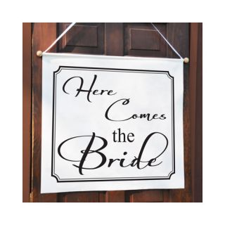 Here Comes the Bride Custom Wedding Banner by Cathys Concepts