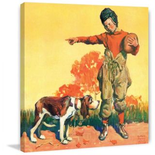 Marmont Hill   Duck Hunter and Dog by Paul Bransom Painting Print on