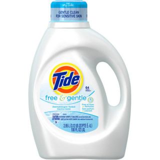 Tide Free and Gentle Liquid Laundry Detergent, (Choose Your Size)