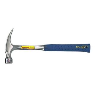 Estwing 16 oz. Straight Claw Hammer with Shock Reduction Grip E3 16S
