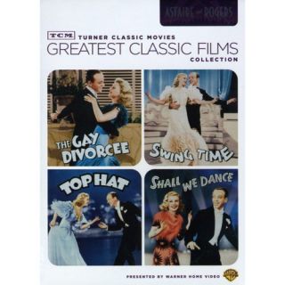 TCM Greatest Classic Films Astaire And Rogers   The Gay Divorcee / Shall We Dance / Swing Time / Top Hat (Full Frame)
