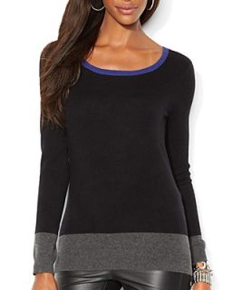 Lauren Ralph Lauren Color Block Cashmere Sweater