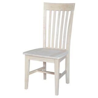 International Concepts Mission Chair   Unfinished (Set of 2)