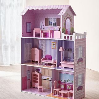 Teamson Kids Fancy Mansion Play House with Furniture    Teamson Design Corp