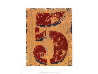 Vintage Numbers V Poster Print by Ethan Harper (10 x 13)