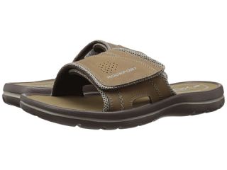 Rockport Get Your Kicks Sandals Hook and Loop Slide Tan/Sand