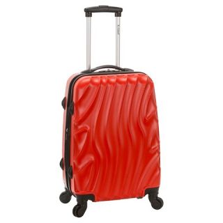 Rockland Luggage Melbourne Expandable ABS Carry On   Redwave (20