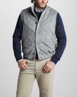 Loro Piana Cashmere Vest, Cashmere Sweater & Denim Shirt